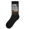 Strong Independent Motivated Pisces Socks