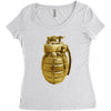 gold grenade Women's Triblend Scoop T-shirt