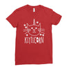 kitticorn Ladies Fitted T-Shirt