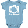 oh shoot camera Baby Onesie
