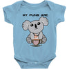 my puns are Baby Bodysuit