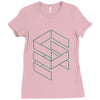 stacked Ladies Fitted T-Shirt