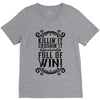 killing it crushing it and full of win V-Neck Tee