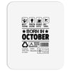 Born In October Mousepad