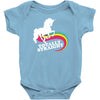 rainbow unicorn Baby Onesie