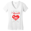 i steal heart valentin day Women's V-Neck T-Shirt