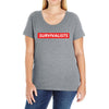 Survivalists Hypebeast Ladies Curvy T-Shirt