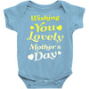 wishing you lovely mother's day Baby Onesie