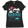 camp line Ladies Fitted T-Shirt