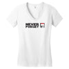 never forget Women's V-Neck T-Shirt