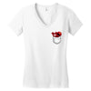 Cookie Monster Elmo Pocket Women's V-Neck T-Shirt