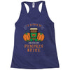 i'd rather be drinking pumpkin spice Racerback Tank