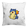 typhlosion pokedoll Throw Pillow