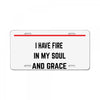 December Girl License Plate
