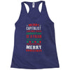 merry corruption of a pagan holiday Racerback Tank