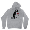 cat and wine Unisex Hoodie