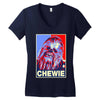 chewbacca poster, ideal gift or birthday present Women's V-Neck T-Shirt