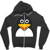 penguin face Zipper Hoodie