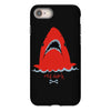 red blue shark iPhone 8