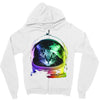 astronaut space cat Zipper Hoodie