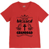 I Am One Blessed Granddad V-Neck Tee