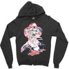 freddy krueger floral Zipper Hoodie