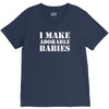 I Make Adorable Babies V-Neck Tee
