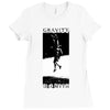 gravity is a myth Ladies Fitted T-Shirt