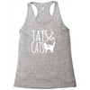 tats and cats Racerback Tank