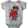 apple a day Baby Bodysuit