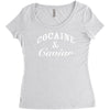 cocaine and caviar Women's Triblend Scoop T-shirt