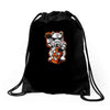 maneki trooper Drawstring Bags