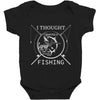 i thought i wanted a career turns out i just out paychecks to go fishi Baby Bodysuit