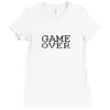 game over Ladies Fitted T-Shirt
