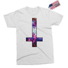 inverted galaxy cross funny  religion banter space fashion new Exclusive T-shirt