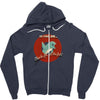 so long Zipper Hoodie