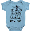 You Cant Scare Me I am Biker Brother Baby Onesie