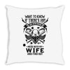 Life After Death Mess With My Wife Throw Pillow