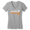 evolution Women's V-Neck T-Shirt