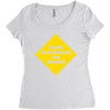 dark passenger on board Women's Triblend Scoop T-shirt