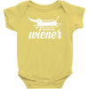 you want to hold my wiener Baby Onesie