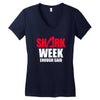 shark week enough said Women's V-Neck T-Shirt