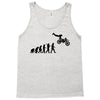 evolution of a biker dirt bike mx motocross t shirt men Tank Top