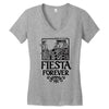 fiesta forever Women's V-Neck T-Shirt