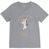 Unicorns are born in April V-Neck Tee