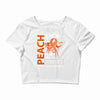 wear peach for  my [you can write any name] Crop Top