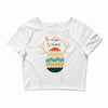 Hunting Season Retro Color 80s Style Crop Top