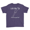 lick the tip shirt by the savage chef Youth Tee