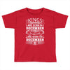 Real Kings Are Born On December 2 Toddler T-shirt
