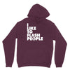 i like to flash people Hoodie